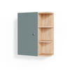 BADSCHRANK Fynn Grün 47.2 x 59.2 cm - Braun/Grün, Holzwerkstoff (47.2/59.2/21cm) - Vicco