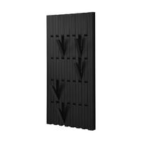 GARDEROBENPANEEL QUEST - Schwarz - Schwarz, Holz/Holzwerkstoff (55/105/5cm) - Home Deluxe