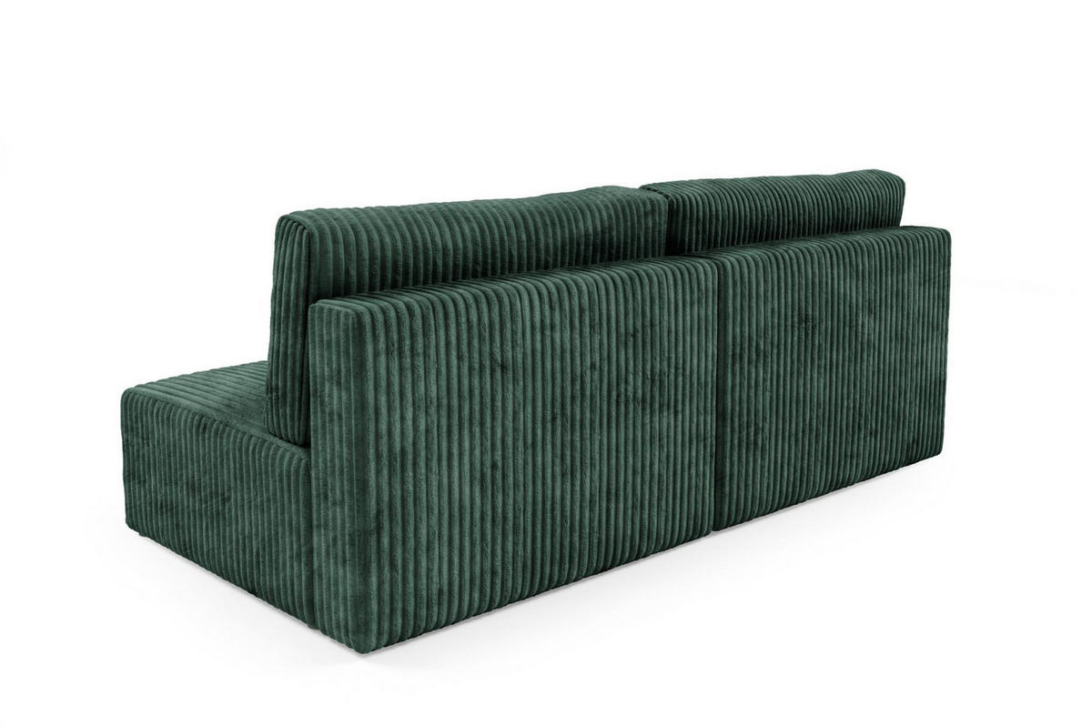 SCHLAFSOFA Natalia Xs - Grün, Holzwerkstoff/Textil (216/85/105cm) - Fun Möbel