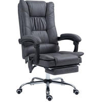 GAMINGSTUHL 64/70/110-118 cm, Massage & Wärme, 135° neigbar, höhenverstellbar, Dunkelgrau - Dunkelgrau, Kunststoff (70/118/64cm) - Redom