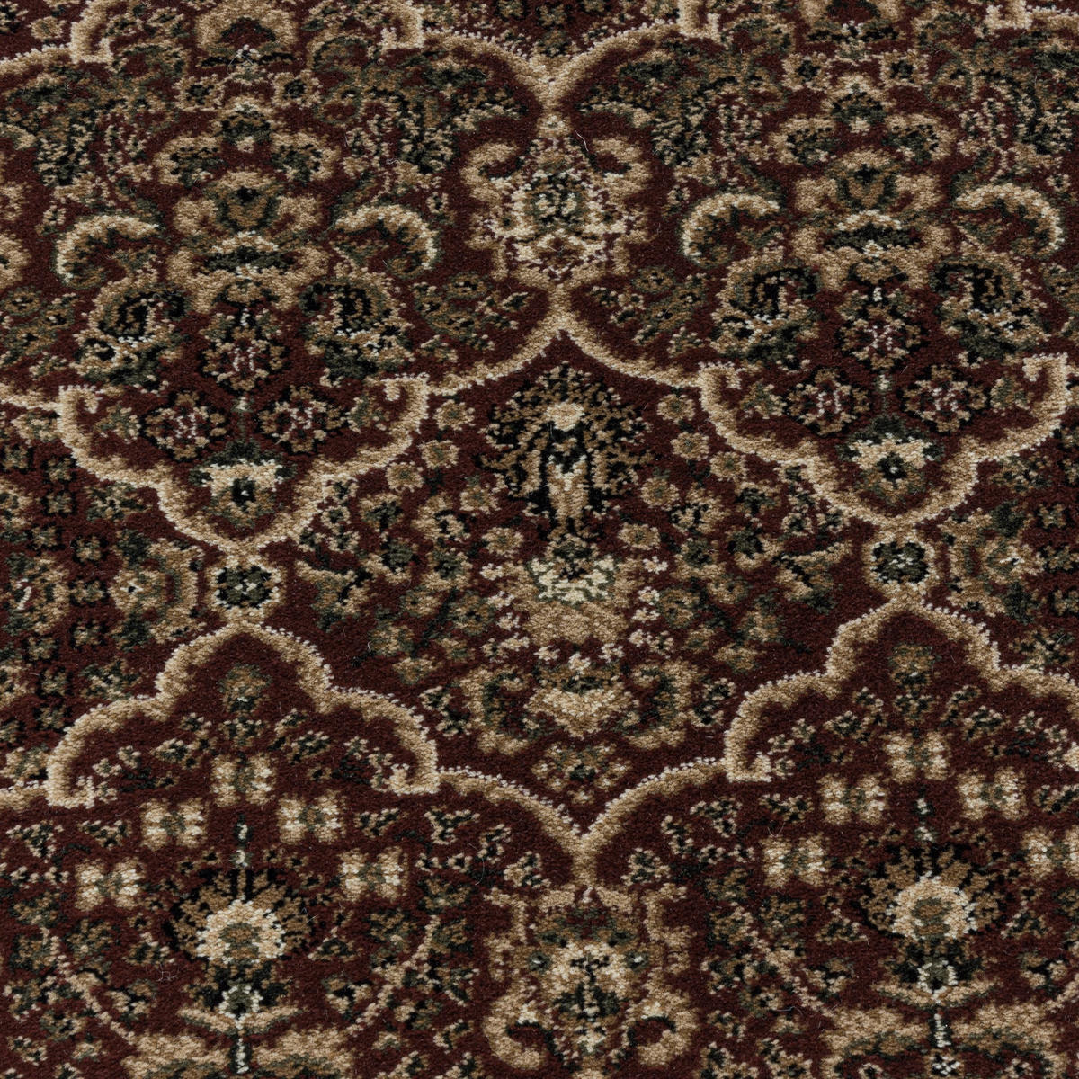 TEPPICH Kurzflor Orientalisch Muster Polypropylen Gewebt Rot Rechteckig 240x340 - Rot, Textil (240/340cm) - KADIMA DESIGN