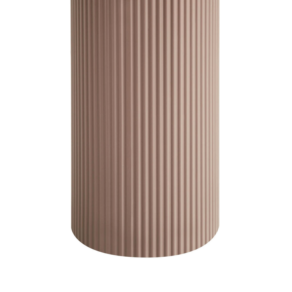 COUCHTISCH rund Mocha Mousse 50/50/50 cm - Hellbraun/Rotbraun, Holzwerkstoff (50/50/50cm) - Furnhouse