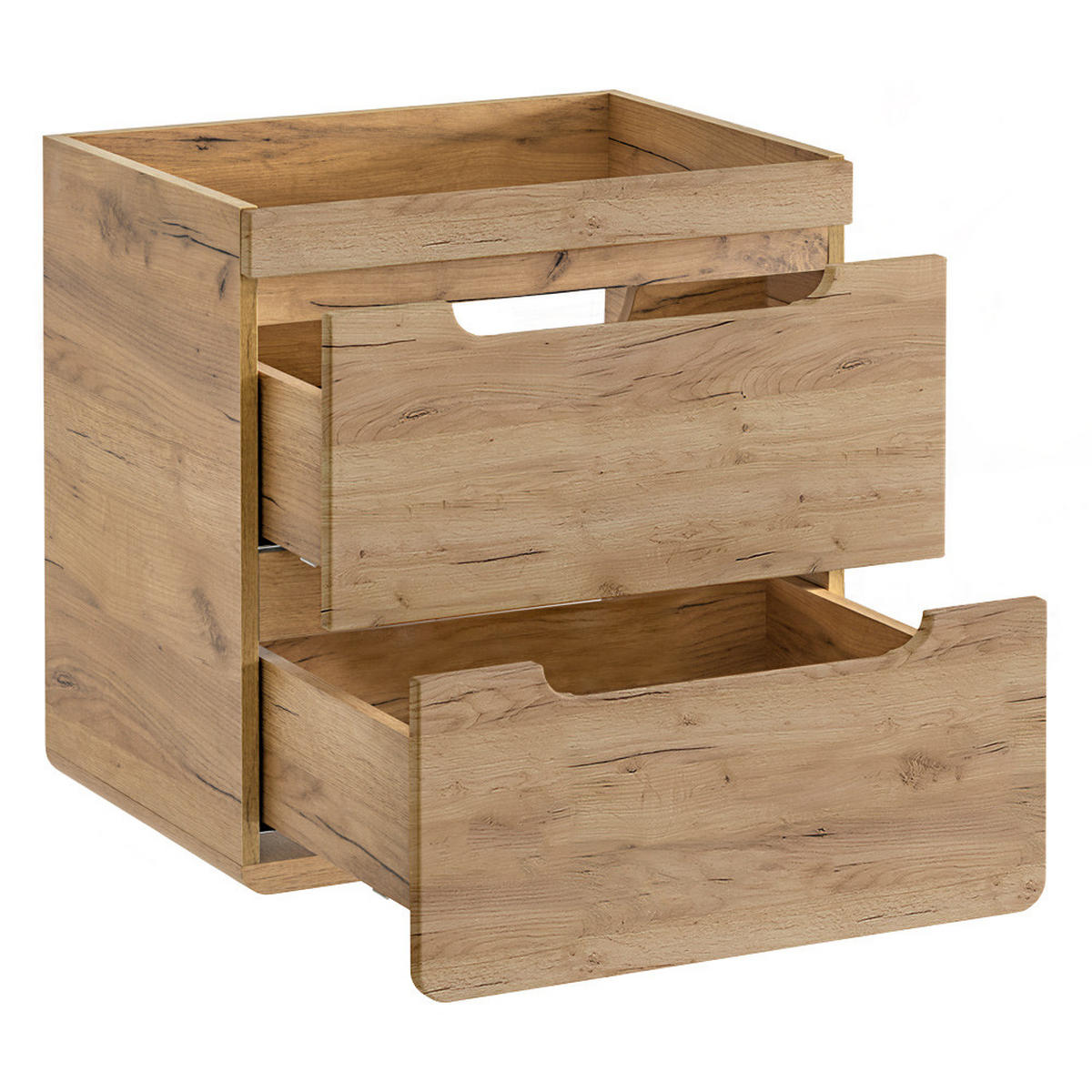WASCHTISCH Luton-56 - Braun, Holzwerkstoff (61/63/46cm) - Lomado