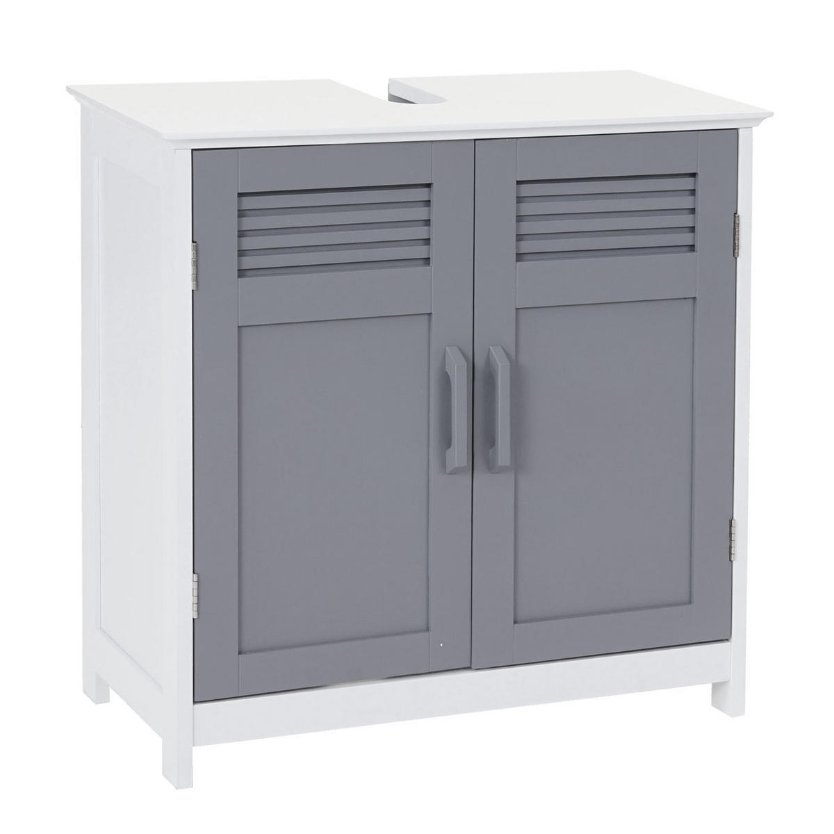 WASCHBECKENUNTERSCHRANK Grau - Grau, Holz (60/60/30cm) - MCW