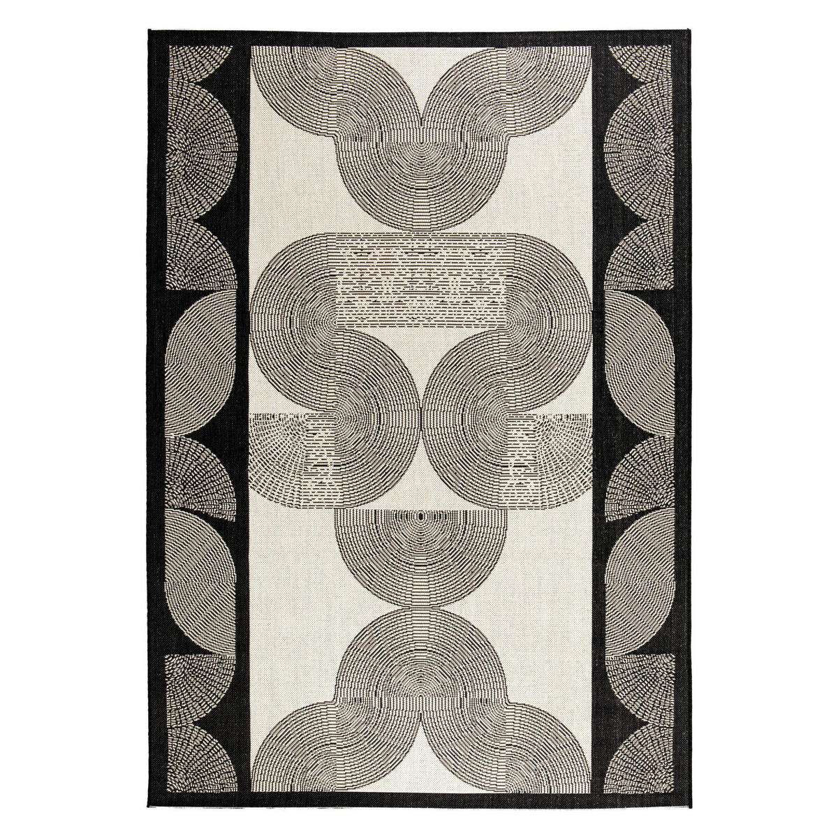 OUTDOOR-TEPPICH Etna donner 120 x 170 cm - Grau, Textil (120/170cm) - Vivaraise