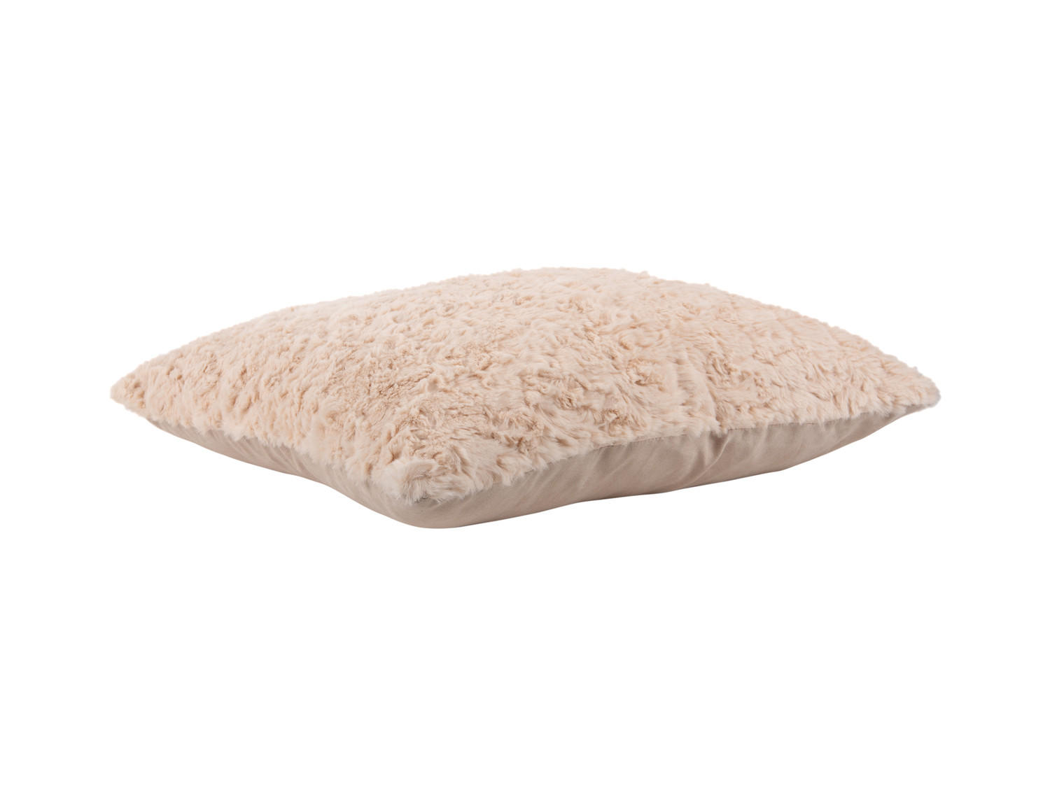 DEKOKISSEN Tierno Furry 45/45/8 cm - Weiß, Kunststoff (45/45cm) - Present Time