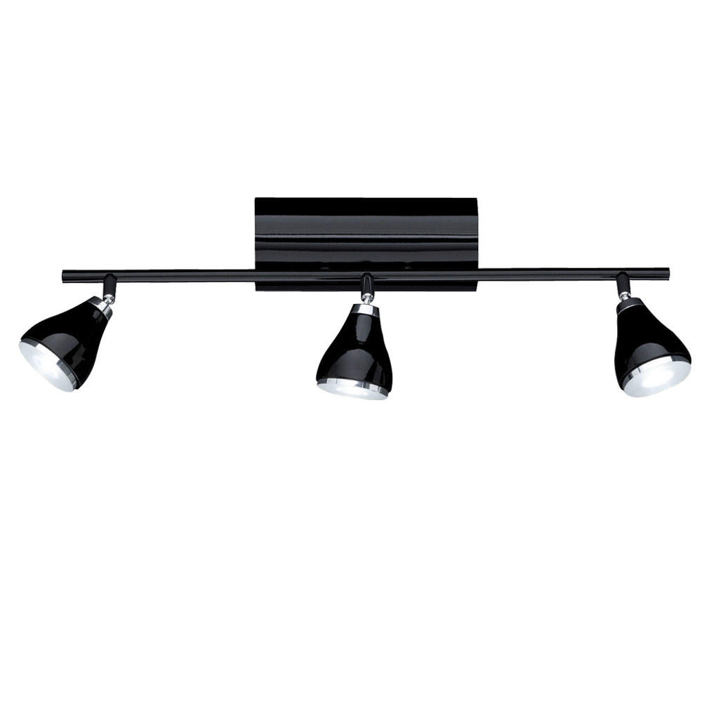 LED DECKENLEUCHTE Metall Schwarz VENICE - Schwarz, Metall (60/20/20cm) - Wofi