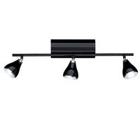 LED DECKENLEUCHTE Metall Schwarz VENICE - Schwarz, Metall (60/20/20cm) - Wofi