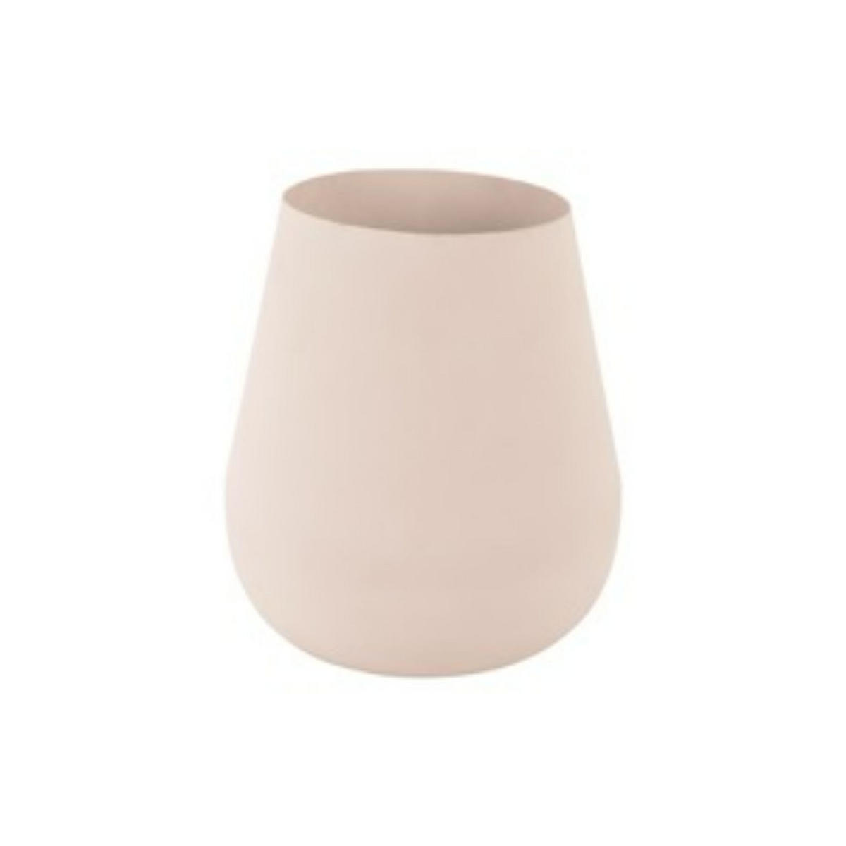 VASE Boaz Grau 22/22/25 cm - Grau, Metall (25cm) - Present Time