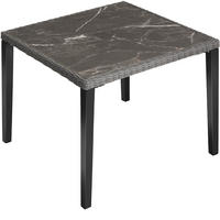 GARTENTISCH Tarent,93,5 x 93,5 x 75 cm,grau - Grau, Kunststoff (93.5/93.5/75cm) - tectake