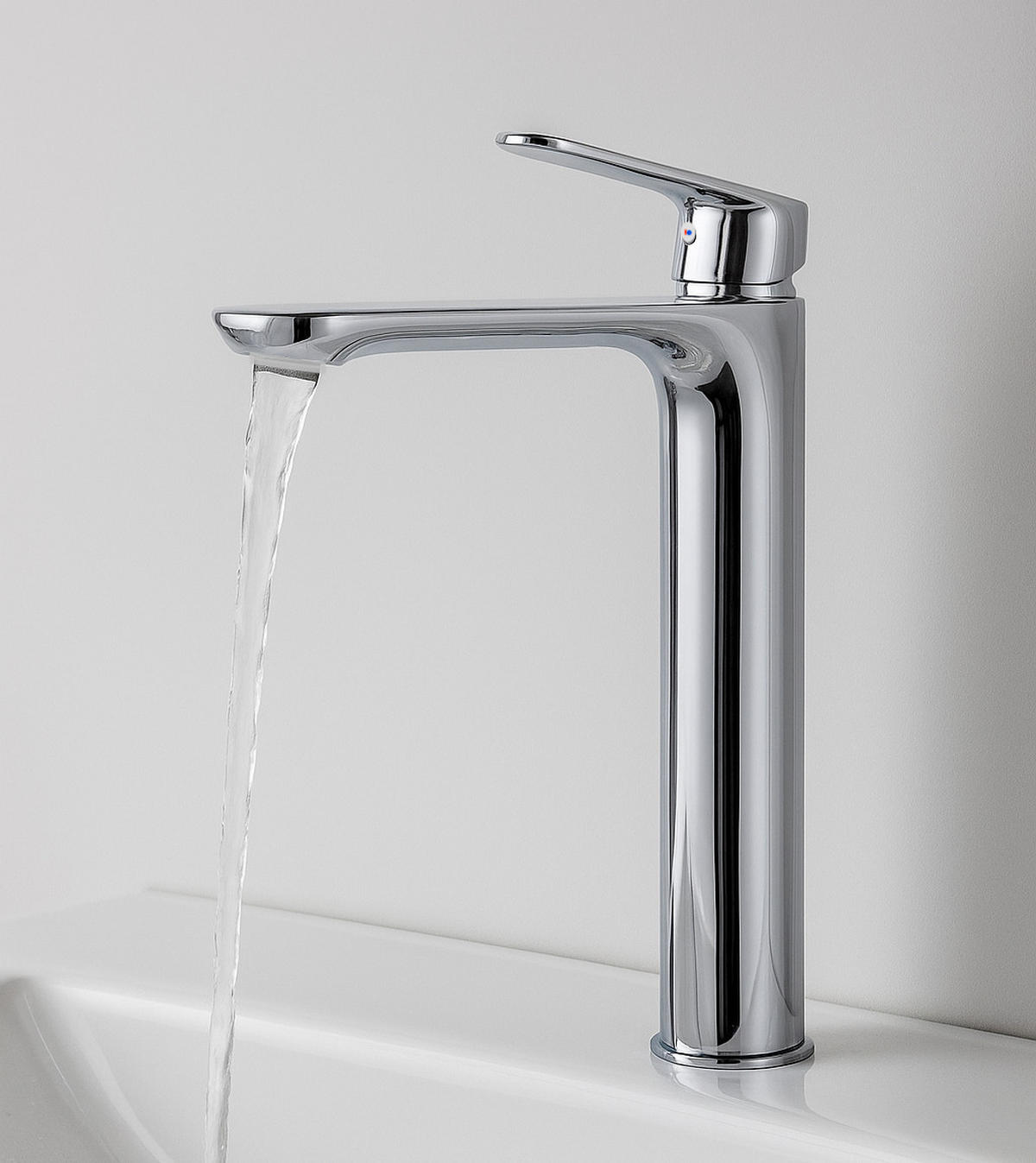 WASCHTISCHARMATUR Shelby XL Chrom - Chromfarben, Metall (10/25/5cm) - Badplaats