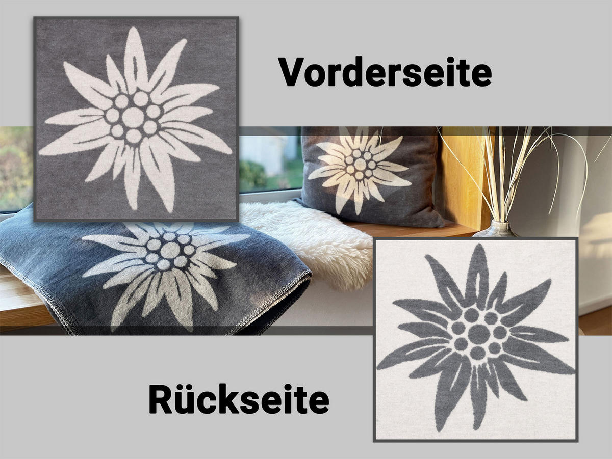 KUSCHELDECKE, 150/200cm, 60% Baumwolle, 40% Polyacryl, Grau - Grau, Naturmaterialien (150/200cm) - Zollner