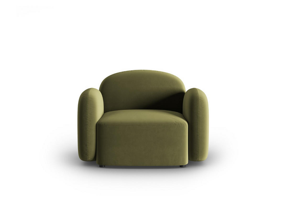 SESSEL Blair aus Samt hellgrün - Hellgrün, Textil (87/80/119cm) - Micadoni