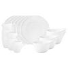 FRÜHSTÜCKS-SET Life Fashion Luxury White 18er Set - Weiß, Keramik (1/1/1cm) - Seltmann Weiden