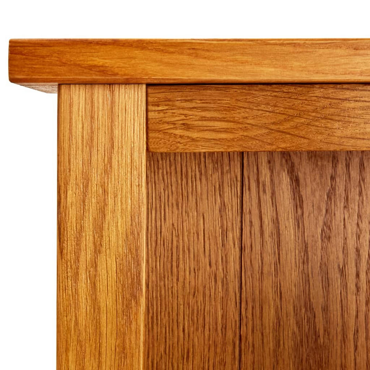 BÜCHERREGAL 7 Fächer 90x22,5x200 cm Massivholz Eiche - Braun, Holz (90/200/22.5cm) - furnicato