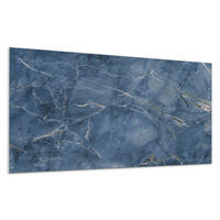 WANDPANEEL 100x50 cm selbstklebend Lazurite - Goldfarben/Dunkelblau, Kunststoff (50/1.6/100cm) - Wallfluent