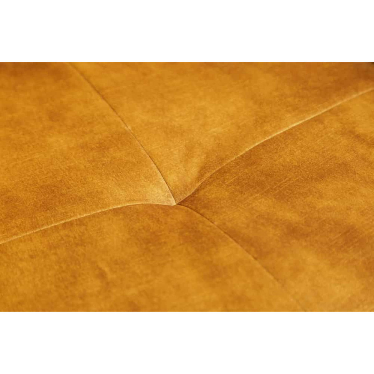ARMLEHNSTUHL EUPHORIA Samt Senfgelb, Schwarz - Gelb/Schwarz, Textil/Metall (58/82/60cm) - riess-ambiente
