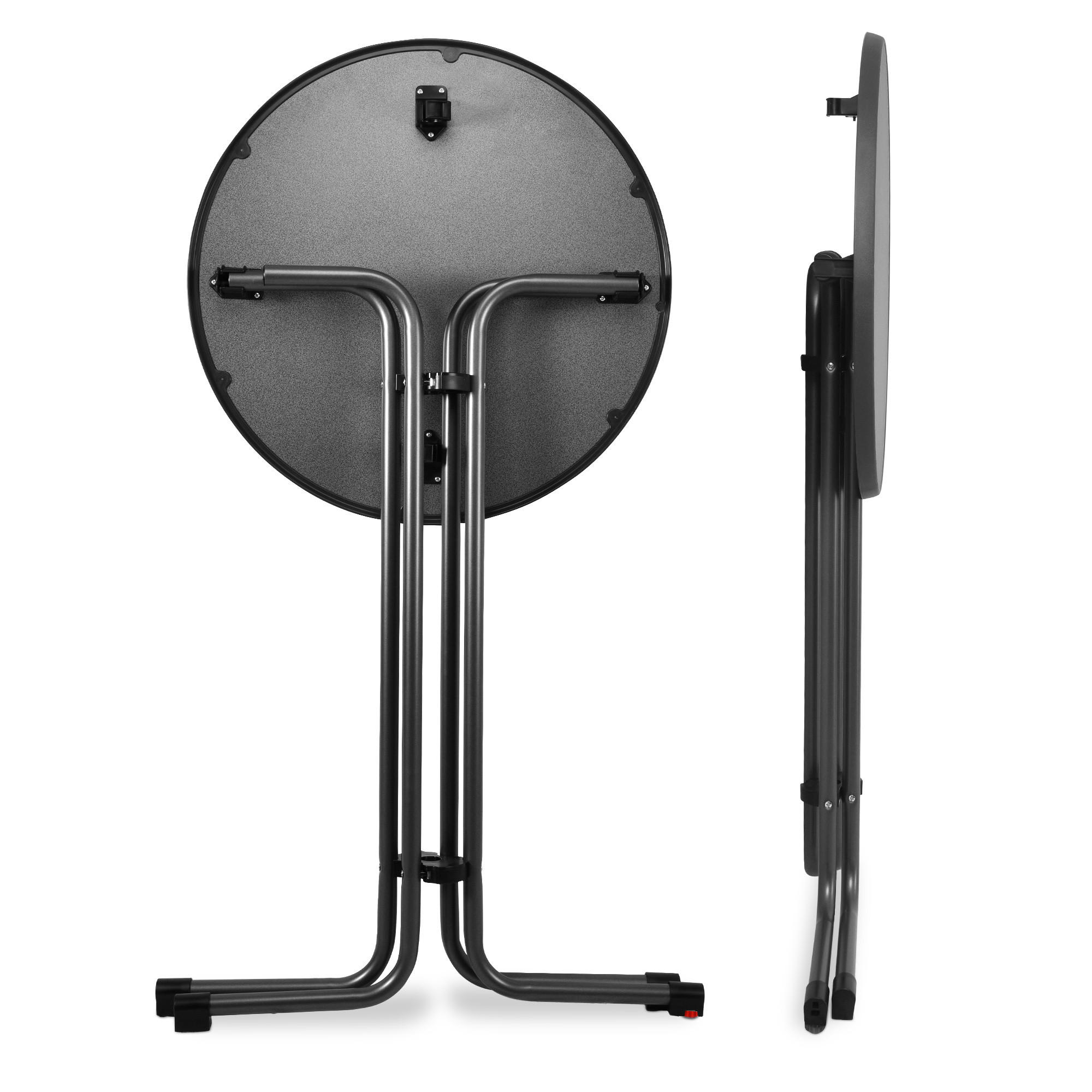 Thumbnail - Beautissu  Stehtisch, Grau, Metall, Rund, 70x110x70 cm, Esszimmer, Tische, Stehtische