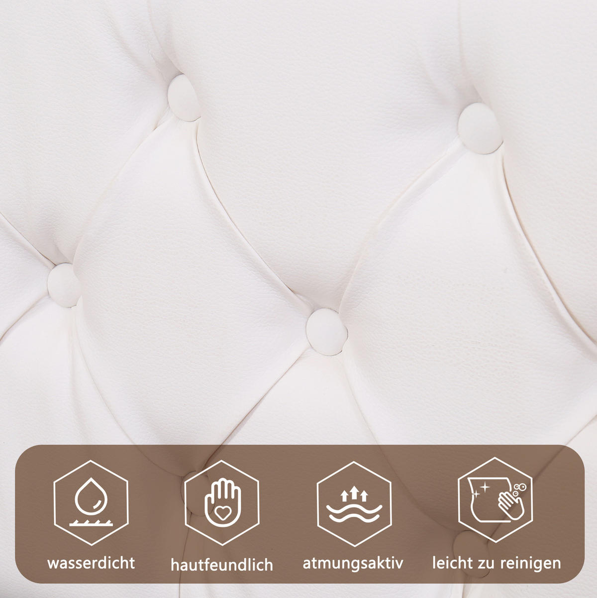 POLSTERBETT 140/200 cm aus Samt mit 4 Schubladen und Lattenrost Beige - Beige, Textil (140/200cm) - Modenvie