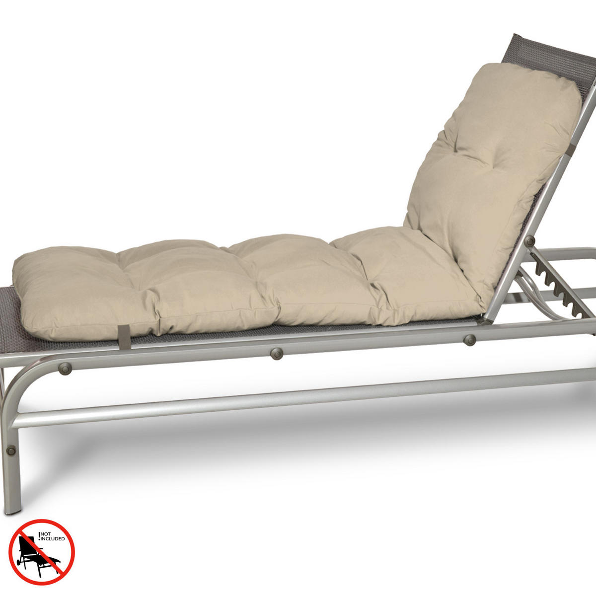 ROLLIEGENAUFLAGE Flair RL 190/60/8cm Natur - Naturfarben, Textil (60/8/190cm) - Beautissu 