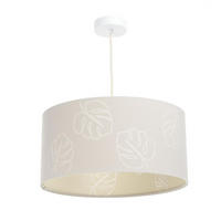 HÄNGELEUCHTE Beige 50/95 cm - Beige, Kunststoff (25/0.6/95cm) - ONZENO