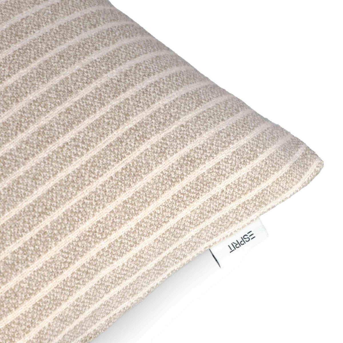 ZIERKISSENHÜLLE DEKOKISSENHÜLLE FUN STRIPE 2er Set - Beige, Textil (38/38cm) - Esprit