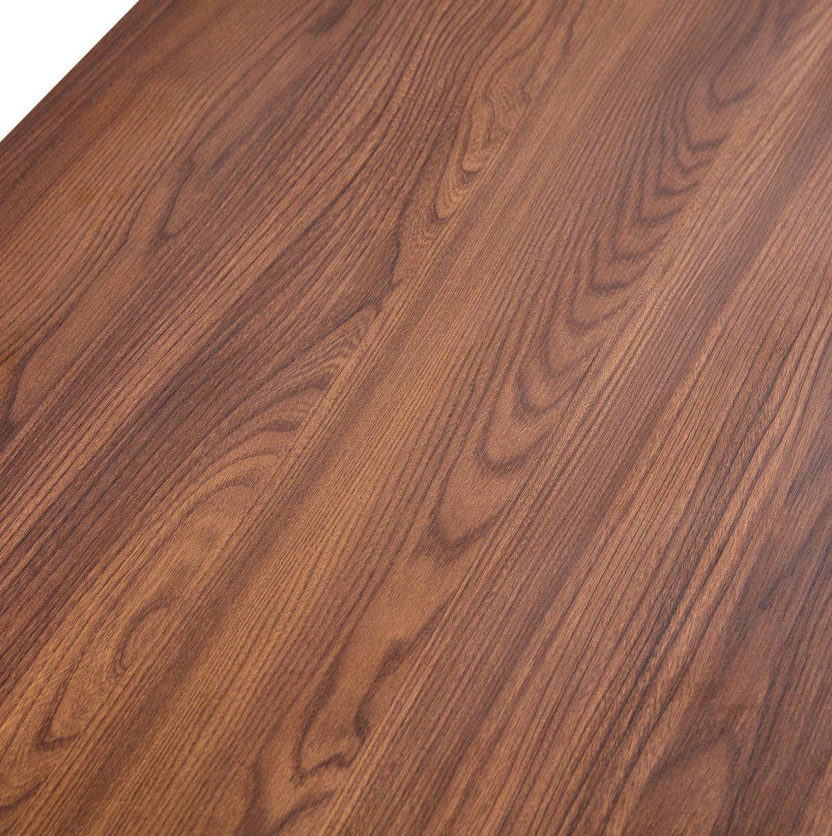 COUCHTISCH aus MDF in Walnuss 100x50x44.5 cm mit 2 Ebenen Stauraum - Walnussfarben, Holzwerkstoff (100/50/44.5cm) - Modfu