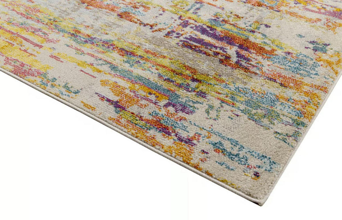 TEPPICH modern Flachgewebe BLOOMFIELD Mehrfarbig 160 x 230 cm - Multicolor, Textil (160/230cm) - Novatrend