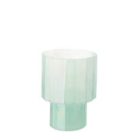 WINDLICHT ANN - Blau, Glas (18/23cm) - J-Line