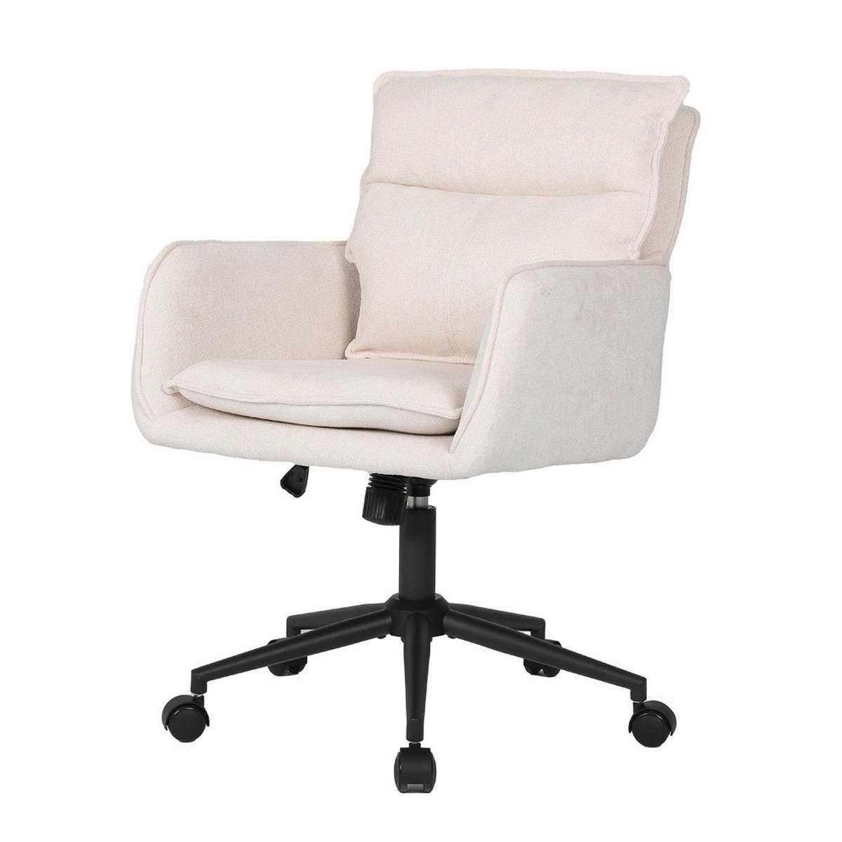 BÜROSTUHL CORA - Beige - Beige, Kunststoff (60/100/70cm) - Home Deluxe