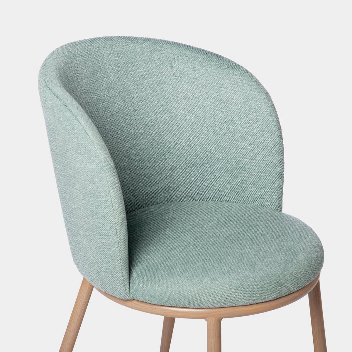 ESSZIMMERSTUHL Nolan Grün 51 cm x 80 cm - Grün, Textil (51/80/57cm)