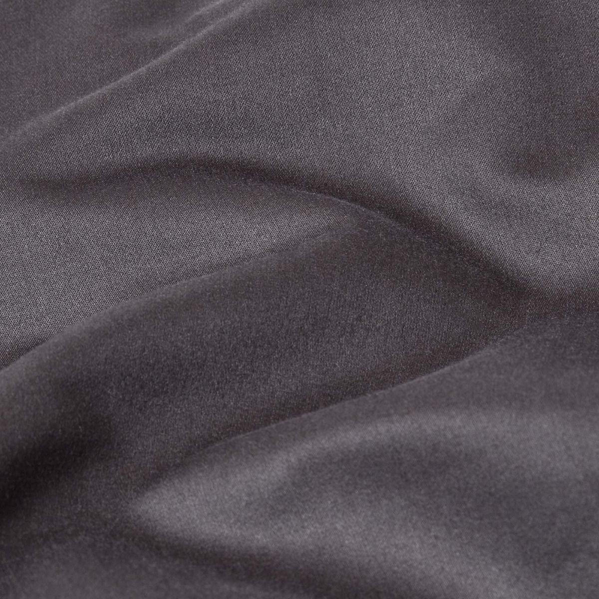 BETTWÄSCHE Premium, Ägyptische Baumwolle, Fadendichte 1000 - Anthrazit, Textil (240/220cm) - Homescapes