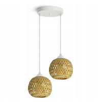 PENDELLEUCHTE BOHO - Beige/Weiß, Glas/Metall (15/25/100cm) - kiki design