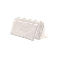 RÜCKENKISSEN WIOLO Cremeweiß Velvet - Creme, Textil (80/46cm) - KAWOLA