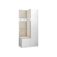 GARDEROBEN-SET Orion XXIV - Creme/Weiß, Holzwerkstoff/Kunststoff (82/186/46cm) - MIRJAN24