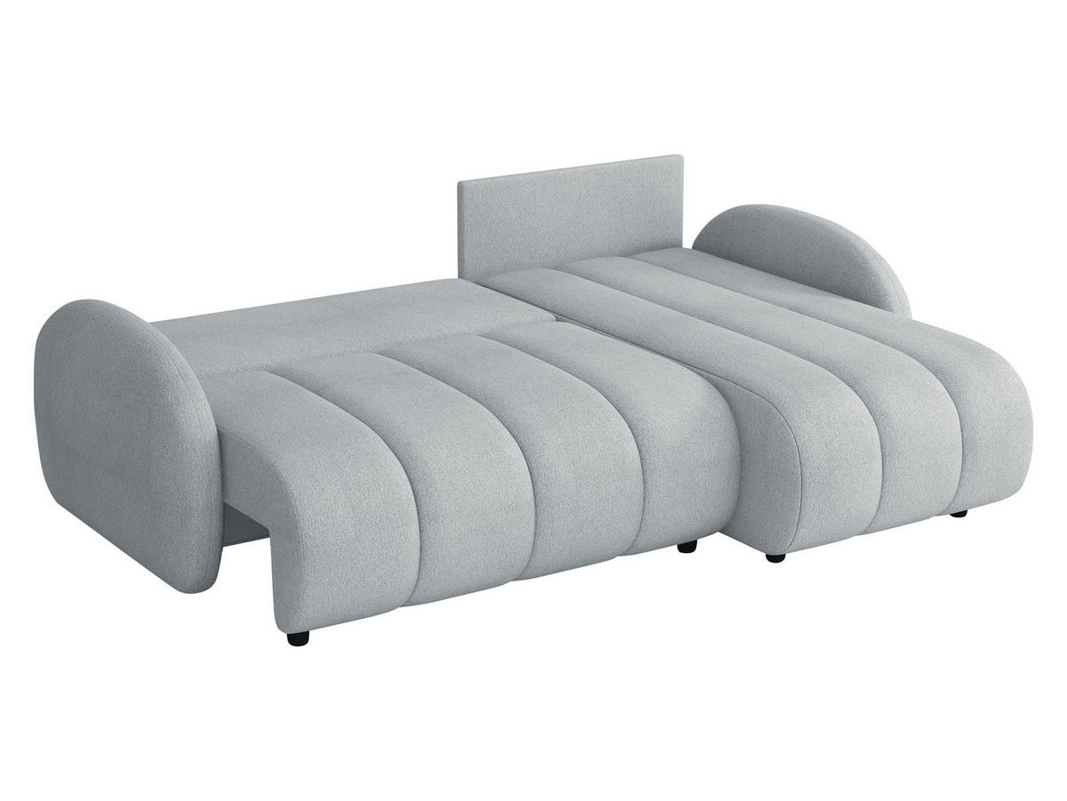 ECKSOFA Zara 2rLC - Creme/Schwarz, Holz/Kunststoff (233/160cm) - MIRJAN24