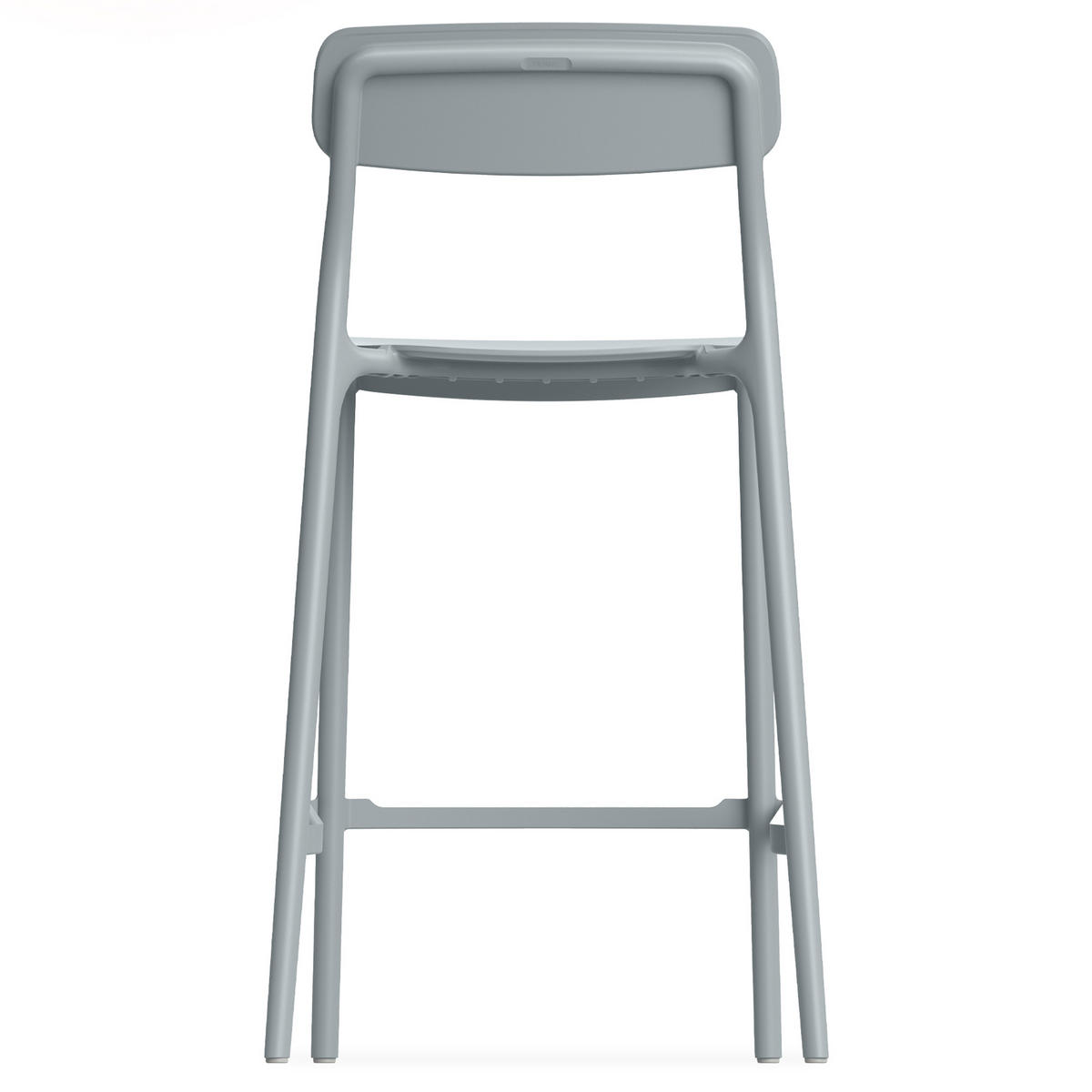 GARTENHOCKER GALIO, 2-er Set - Grau, Kunststoff (52/98.5/54.5cm) - KONSIMO®