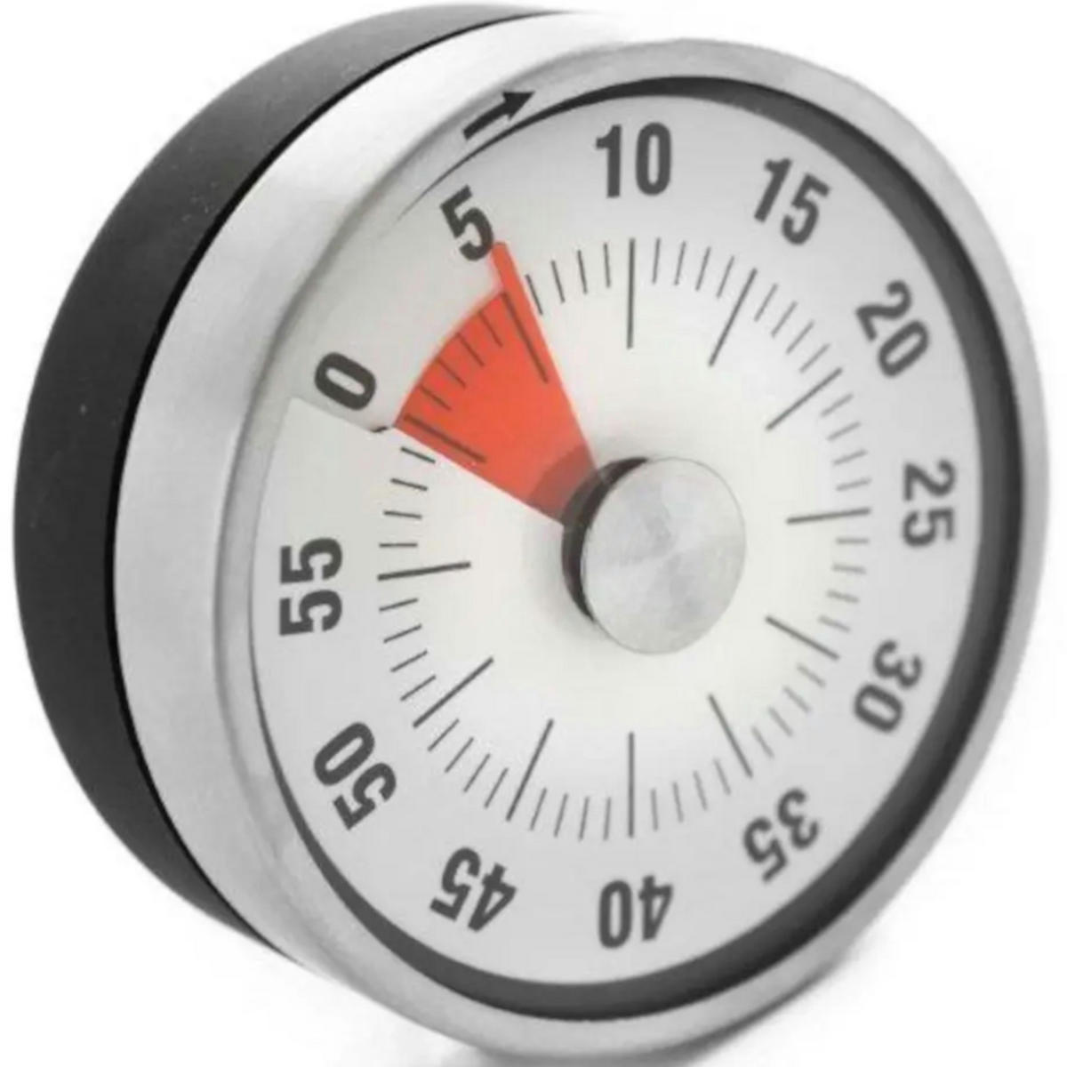 TIMER FÜR DAS KOCHEN Analoger Küchenwecker - Schwarz, Kunststoff (2/3/8cm) - Hendi