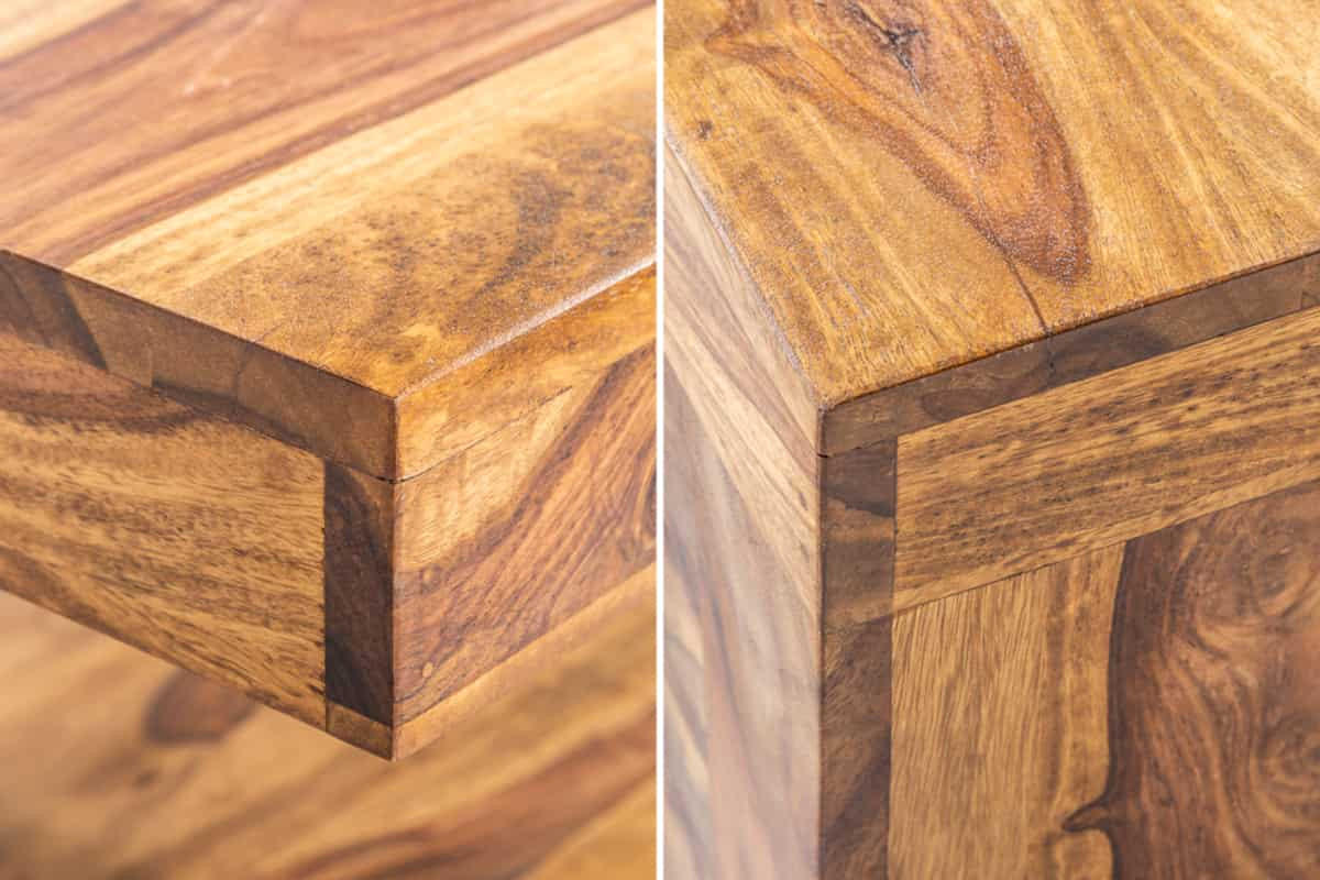 COUCHTISCH GIANT Sheesham Natur 80 cm - Braun, Holz (80/80/40cm) - riess-ambiente