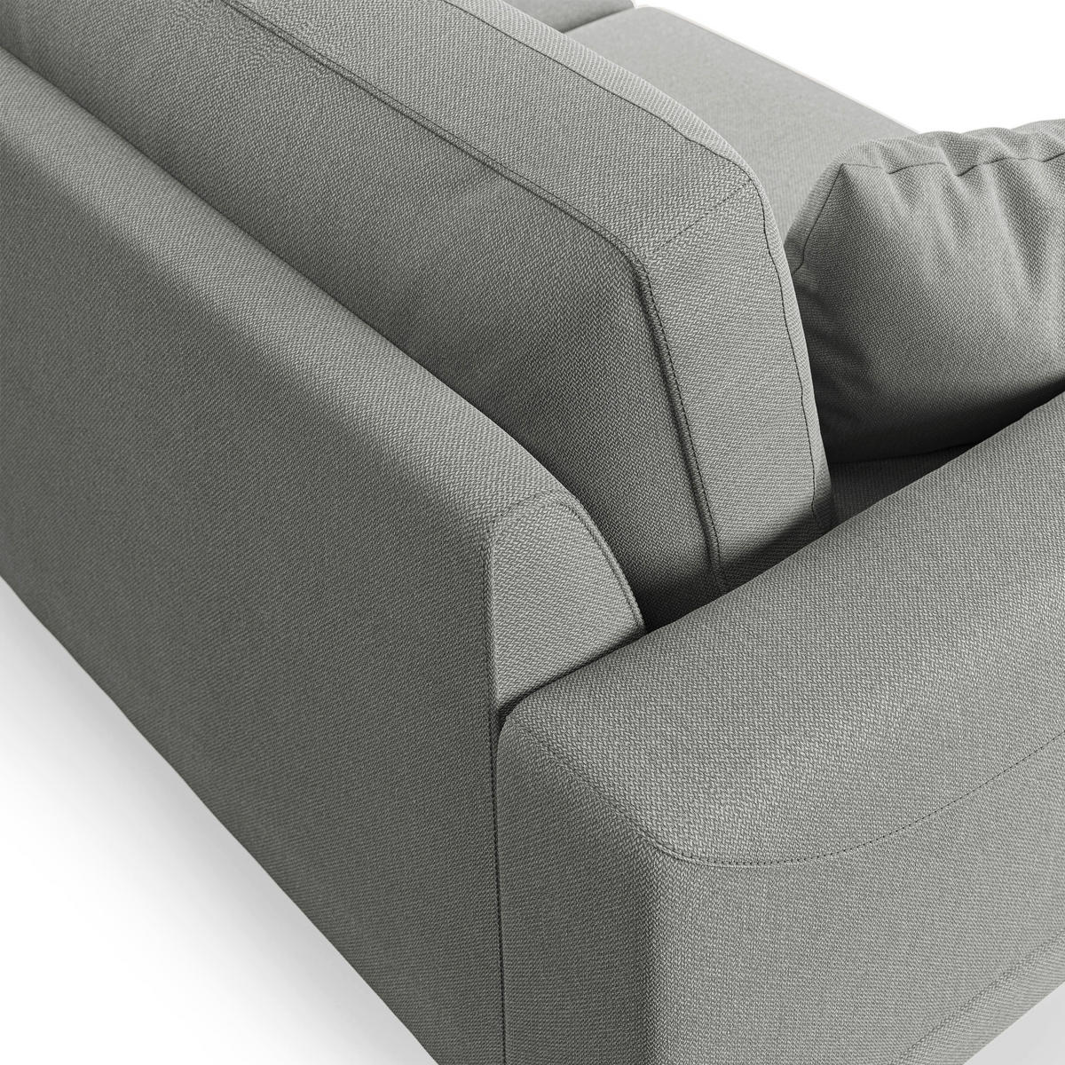 LINEARSOFA Dorian - Grau, Textil (218/88/93cm) - Divani.store