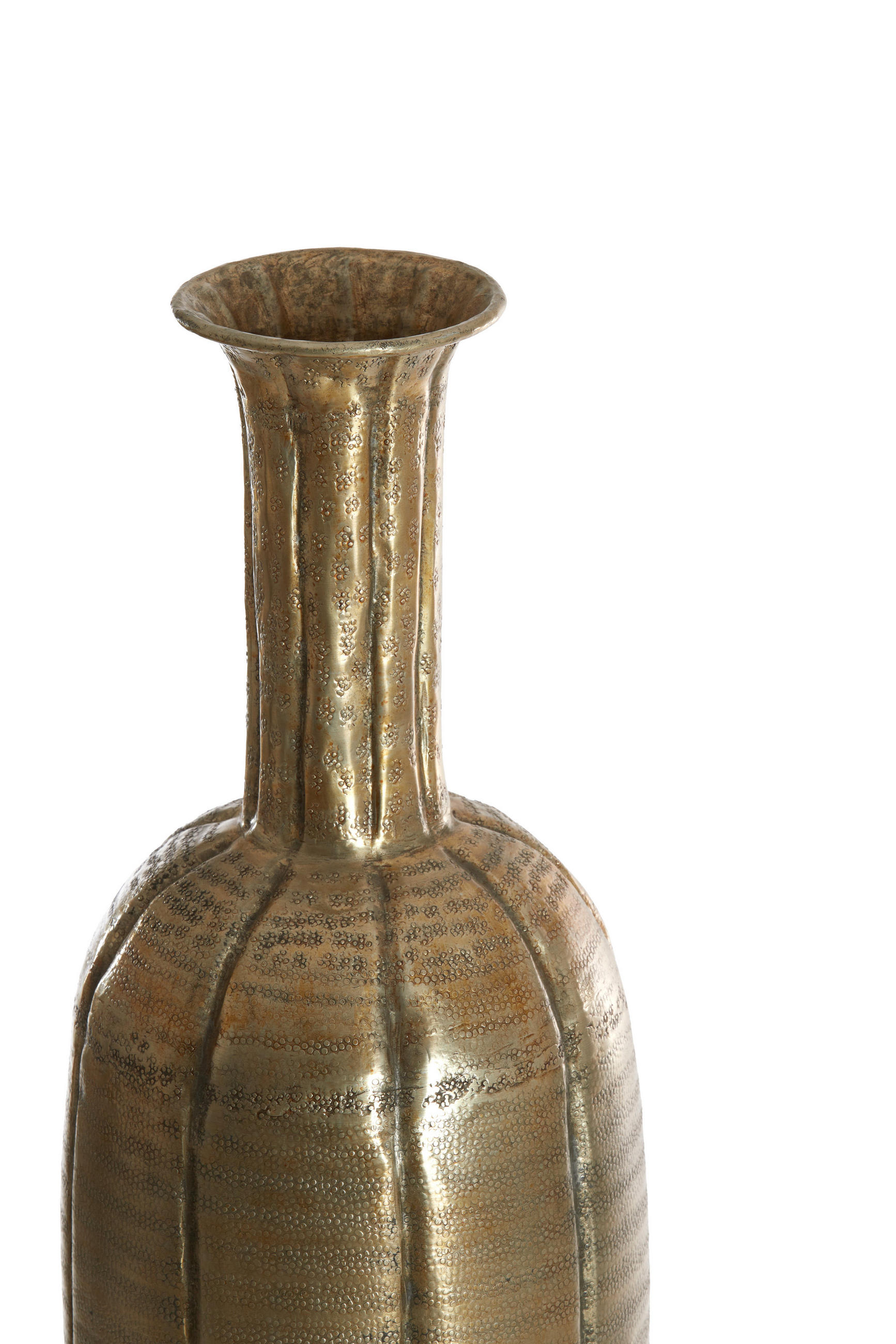 VASE Parto Gold Ø22,5/93 cm - Goldfarben, Metall (93cm) - Light & Living