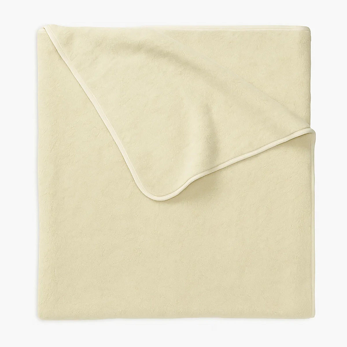 TAGESDECKE Merinowolle sehr dick Naturfarben - Beige/Weiß, Fell (200/220cm) - Provellus