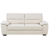 3-SITZER-SOFA hellbeige Vogar - Beige, Textil (195/90/74cm) - Beliani