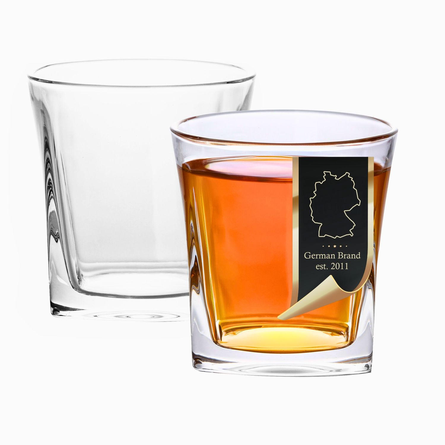 WHISKY GLAS Set (2-tlg.) - Transparent, Glas (0.3L) - Intirilife