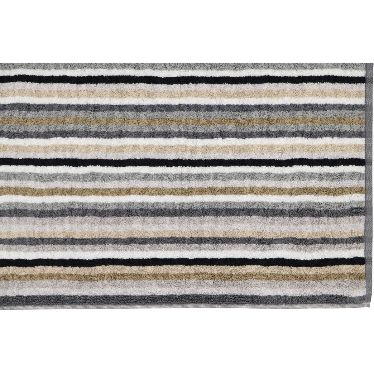 BADEMATTEN LIFE STYLE 7048 KIESEL - 37 - Multicolor, Textil (50/80cm) - Cawoe