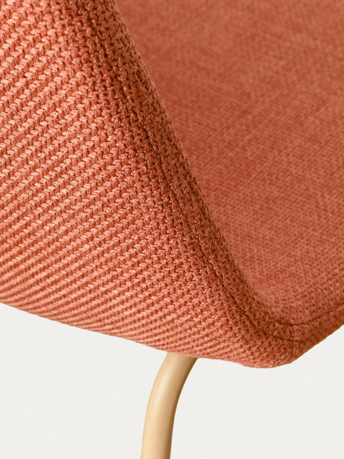 STUHL Trive Terrakotta 46 cm x 84 cm - Terracotta, Textil (46/84/55cm) - Kenay Home