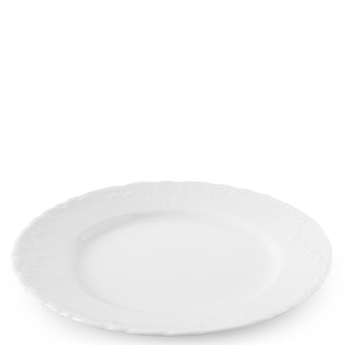 TELLER-SET FRÜHSTÜCKSTELLER Cmielow Rococo 6-tlg - Weiß, Keramik (19/2/19cm) - KONSIMO®