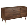 SIDEBOARD, Braun - Braun, Holzwerkstoff (40/75/150cm) - Oviala