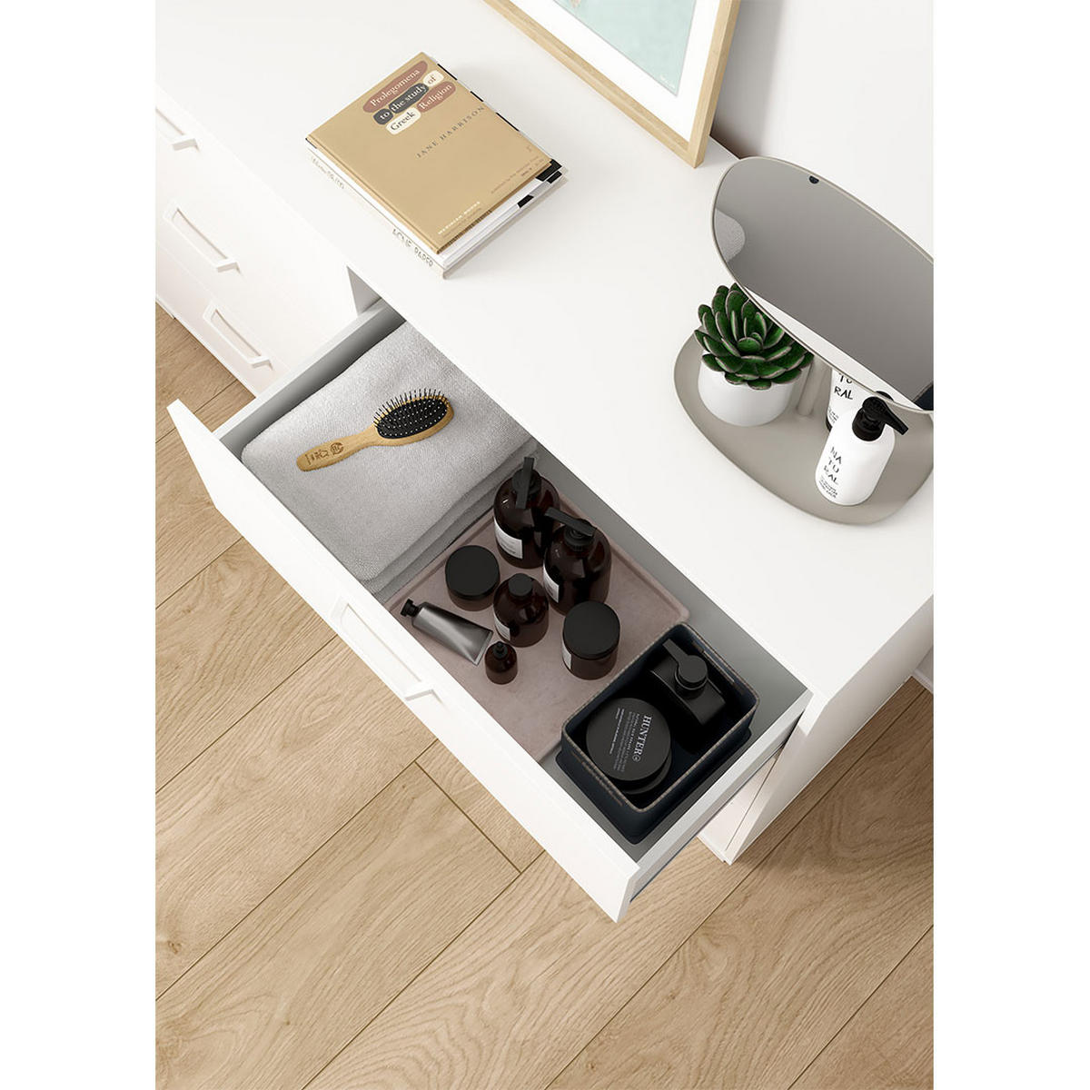 KOMMODE, Sofia, Weiß, Holzwerkstoff, 139 x 40 x 83 cm - Weiß, Holzwerkstoff (139/83/40cm) - ebuy24