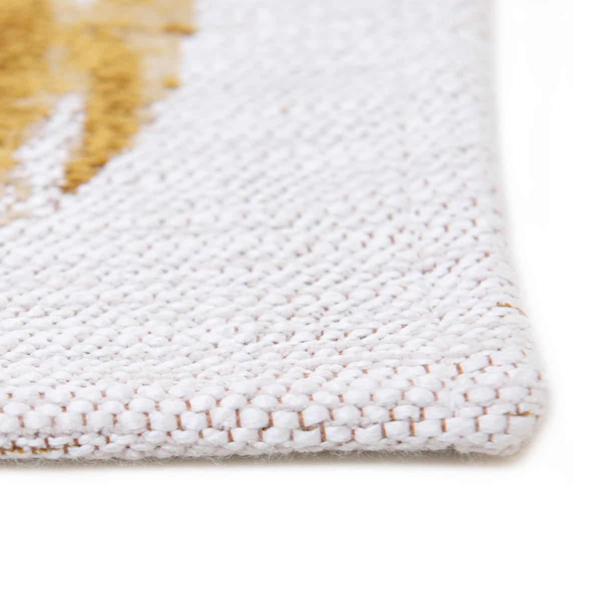 TEPPICH Flachgewebe GOLD WAVES 80 x 250 cm - Gelb, Textil (80/250cm) - Novatrend